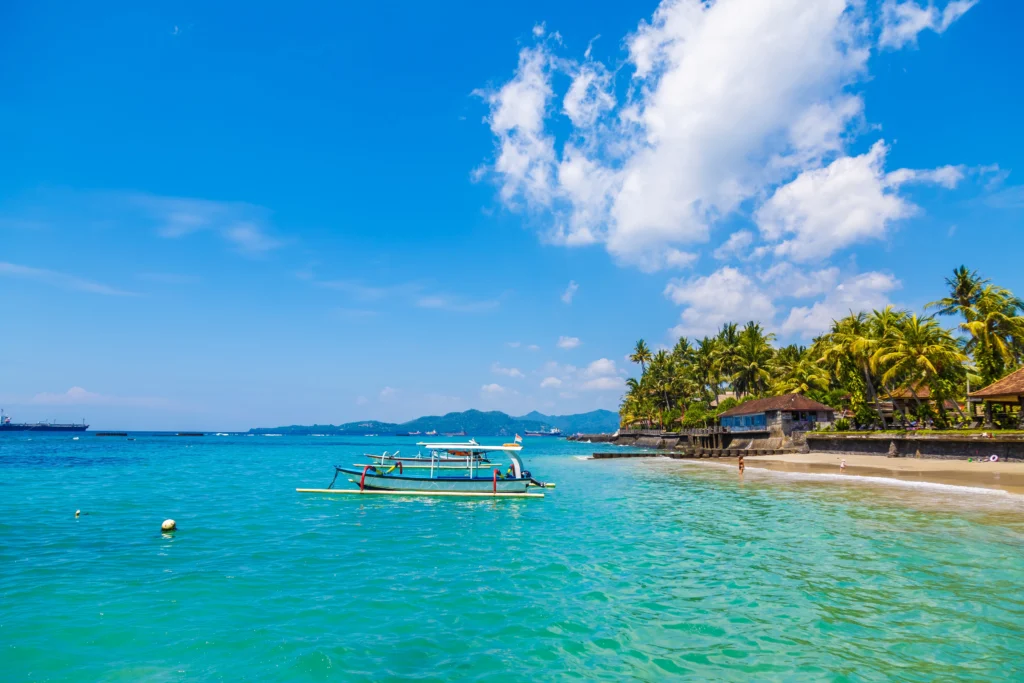 Local farm area showing traditional farming activities in Bali